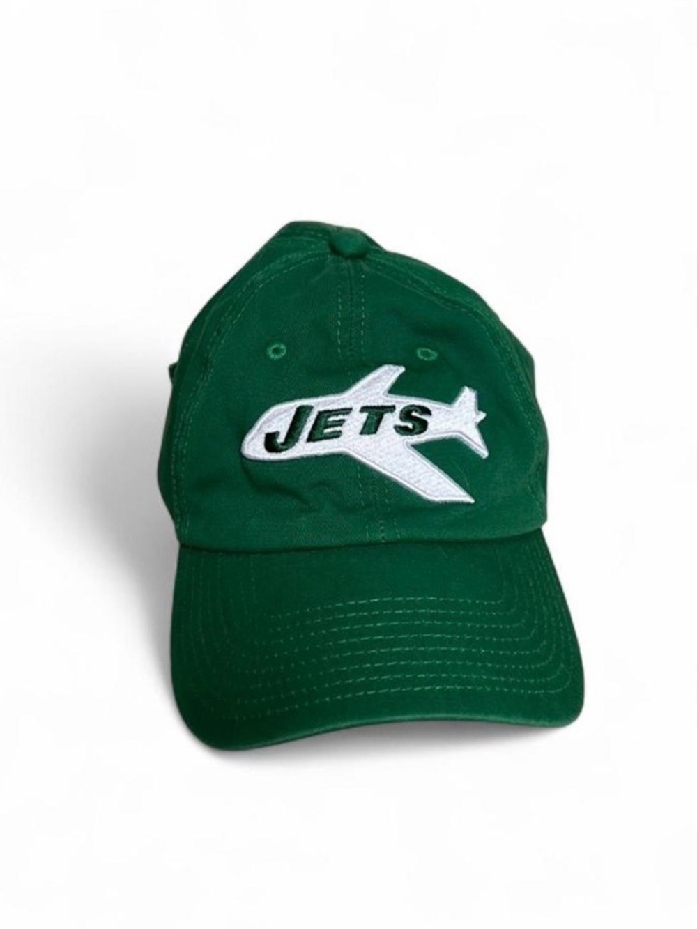 NWT Official NFL Green and White JETS Baseball Cap. Adjustable Size.
